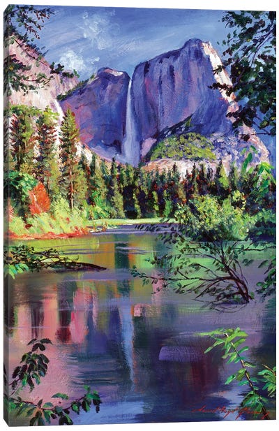 Yosemite Falls Canvas Art Print - David Lloyd Glover