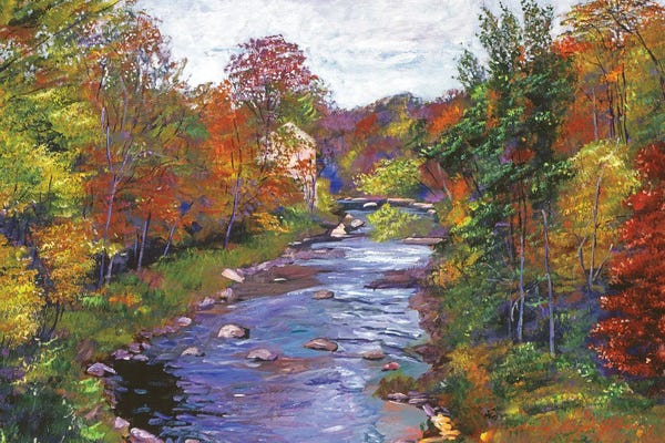 David Lloyd Glover: Autumn River by David Lloyd Glover