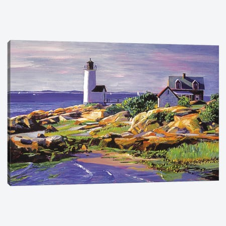Atlantic Lighthouse Canvas Print #DLG24} by David Lloyd Glover Art Print