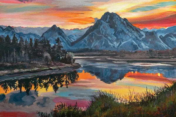 David Lloyd Glover: At The Bend In The River by David Lloyd Glover