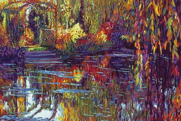 Willow Trees: Tapestry Reflections by David Lloyd Glover