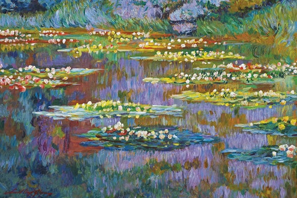 Water Lilies: Waterlily Stillness by David Lloyd Glover