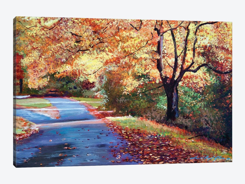 A Fork In The Road by David Lloyd Glover 1-piece Canvas Art Print