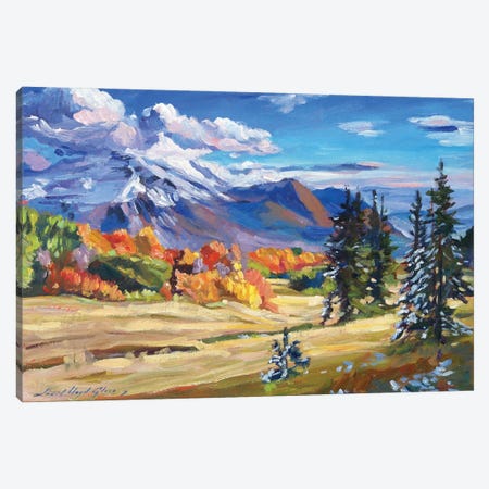 Autumn In The Foothills Canvas Print #DLG40} by David Lloyd Glover Canvas Artwork