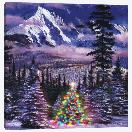 Christmas Tree Land Canvas Print #DLG43} by David Lloyd Glover Canvas Art