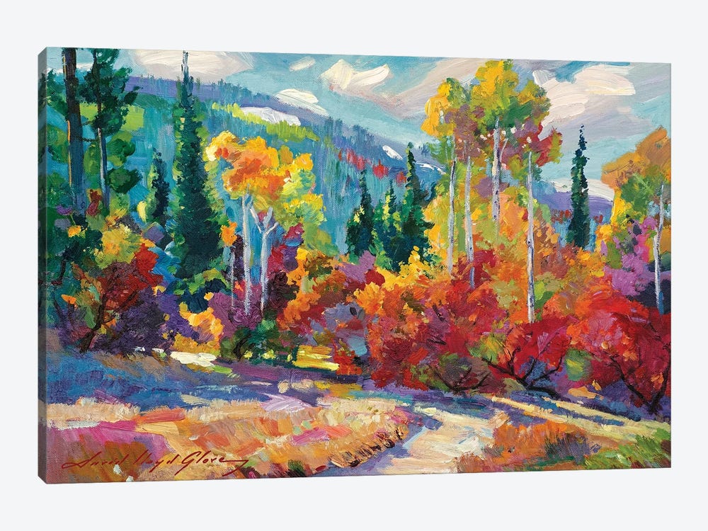 Autumn Path by David Lloyd Glover 1-piece Art Print