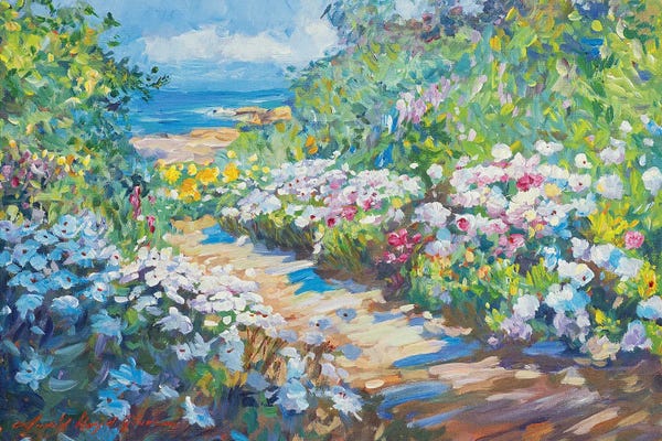 David Lloyd Glover: Carpenteria Beach Pathway by David Lloyd Glover