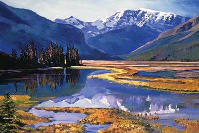 Cold River Valley by David Lloyd Glover art print