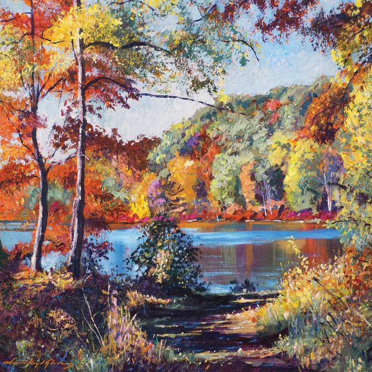 Colors On The Lake by David Lloyd Glover wall art
