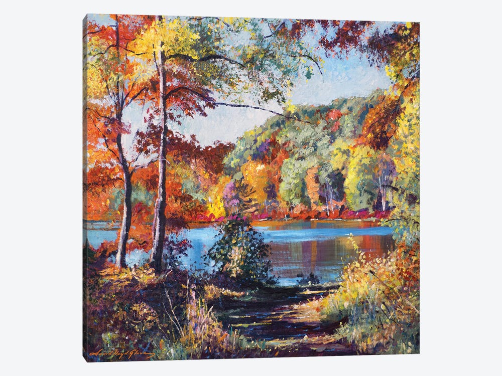 Colors On The Lake by David Lloyd Glover 1-piece Art Print