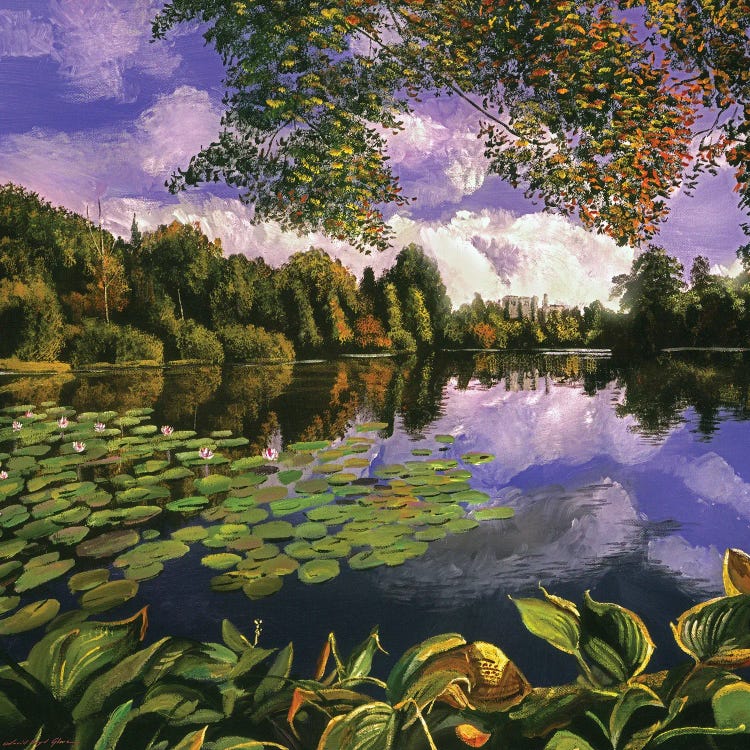 Evening Reflections by David Lloyd Glover wall art