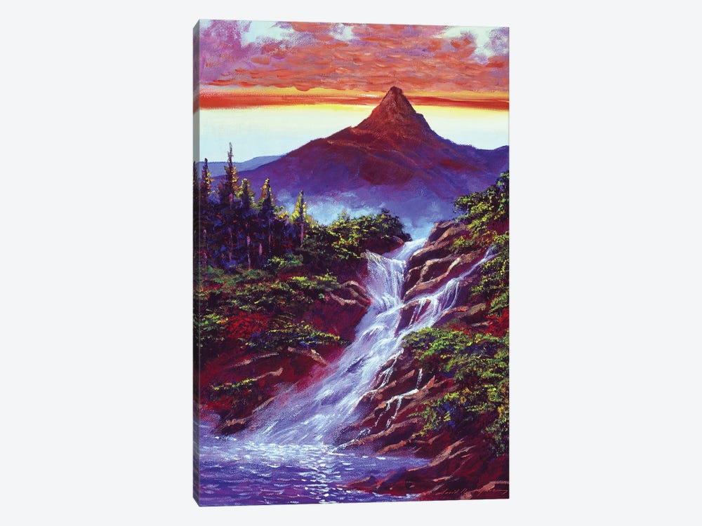 Falls At Monument Park by David Lloyd Glover 1-piece Canvas Wall Art