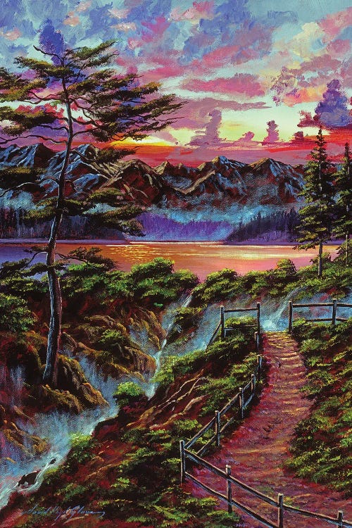 First Light Morning Sky by David Lloyd Glover wall art