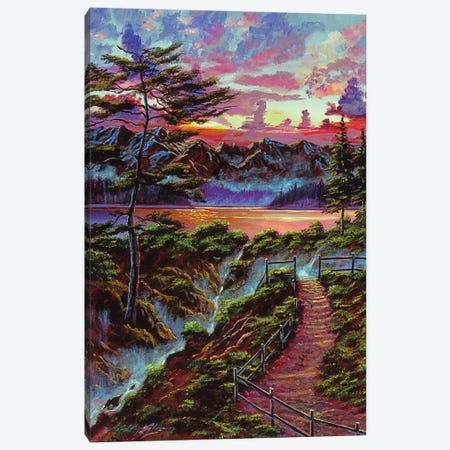 First Light Morning Sky Canvas Print #DLG84} by David Lloyd Glover Art Print
