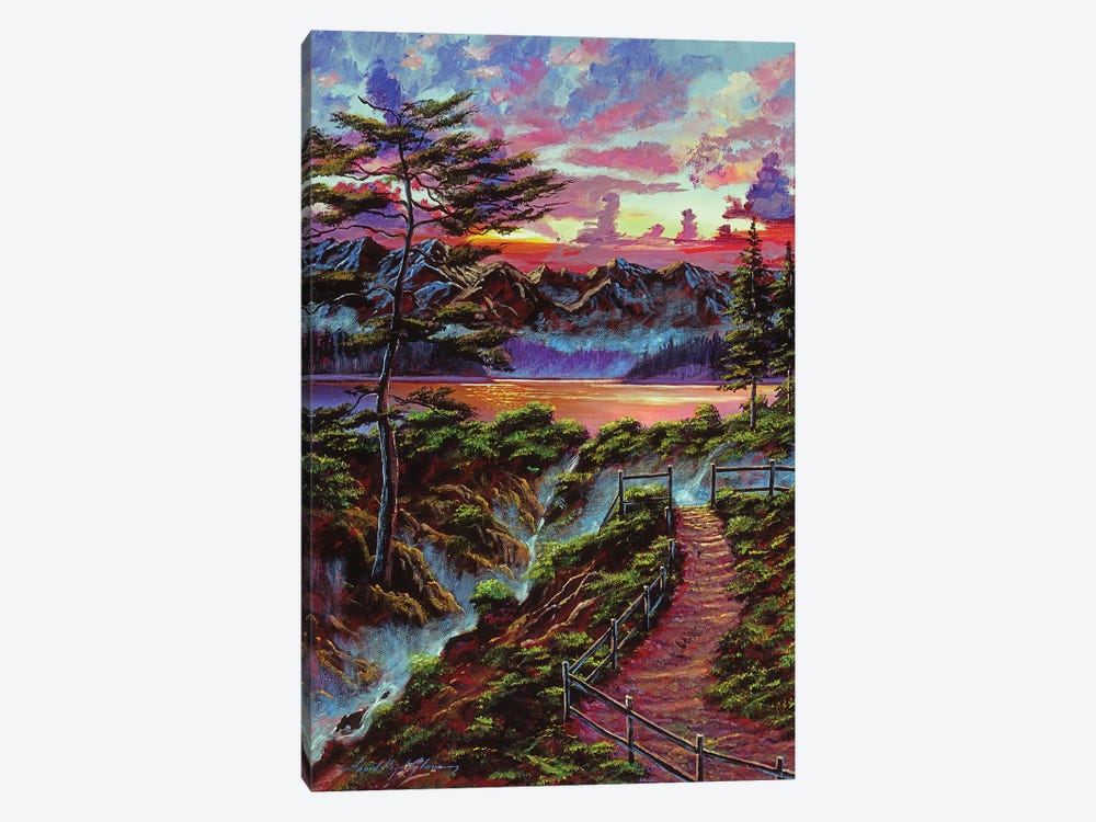 First Light Morning Sky by David Lloyd Glover 1-piece Canvas Art Print