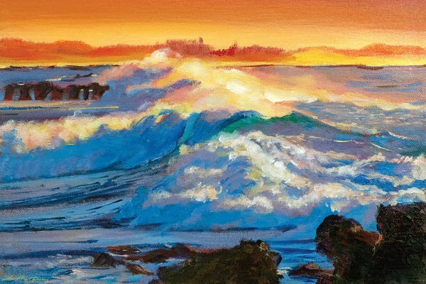 David Lloyd Glover: Hawaii Surf by David Lloyd Glover