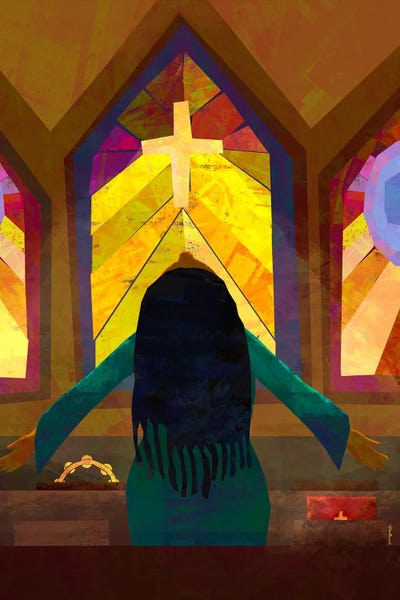 Give It All by DeeLashee Artistry framed canvas print