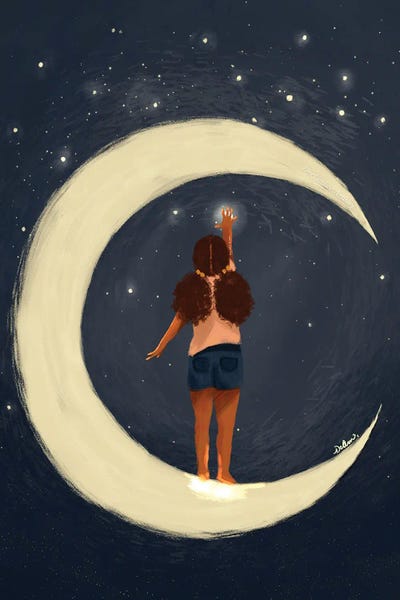 Kids Astronomy & Space Art: Bailey’s Star by DeeLashee Artistry