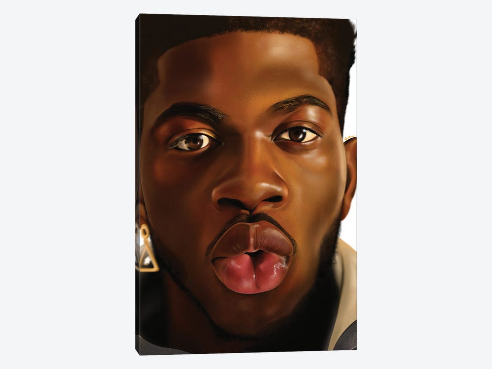 Lil Nas X by DeeLashee Artistry 1-piece Canvas Art