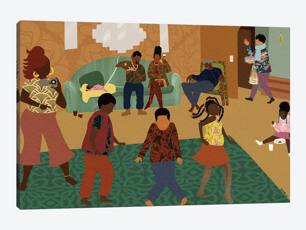 Gone, Do That Little Dance by DeeLashee Artistry 1-piece Canvas Print