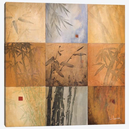 Bamboo Nine Patch Canvas Print #DLL10} by Don Li-Leger Canvas Art