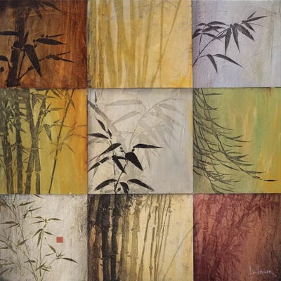 Bamboo Nine Patch II by Don Li-Leger framed canvas print
