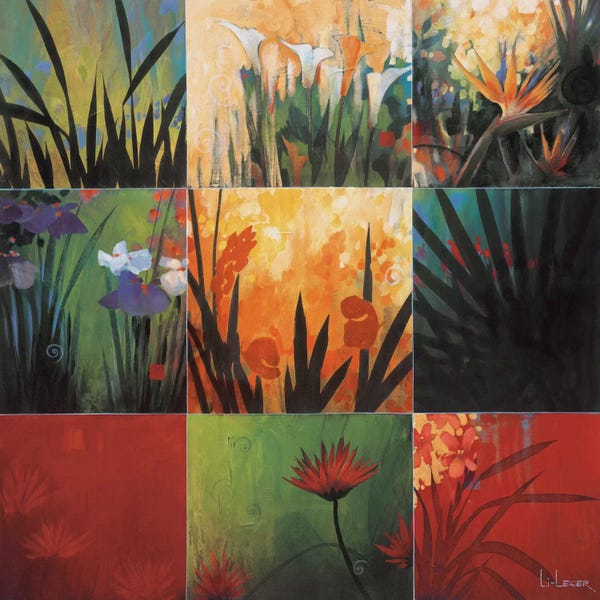 Don Li-Leger: Tropical Nine Patch I by Don Li-Leger