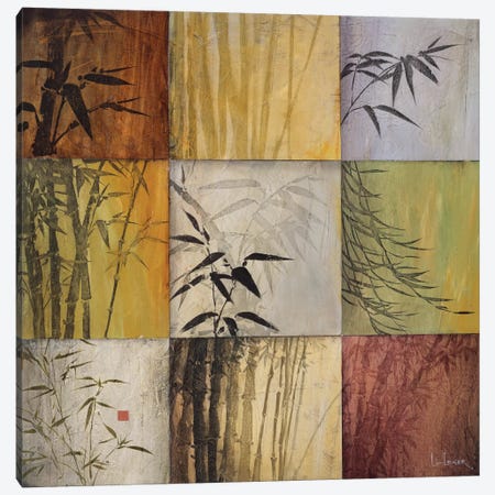 Bamboo Nine Patch II Canvas Print #DLL11} by Don Li-Leger Canvas Art