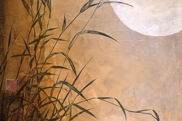 Don Li-Leger: Lakeside Moonrise by Don Li-Leger