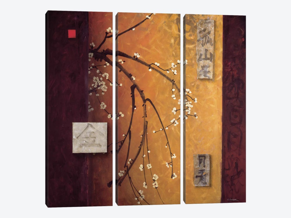 Oriental Blossoms II by Don Li-Leger 3-piece Art Print