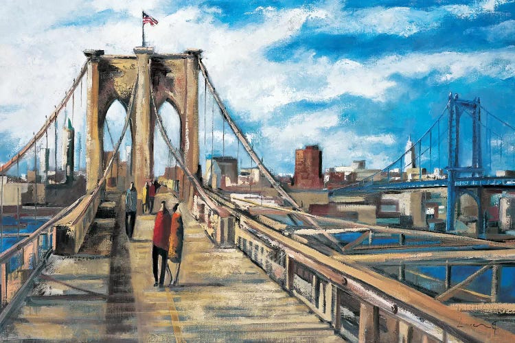 Brooklyn Bridge by Didier Lourenco wall art