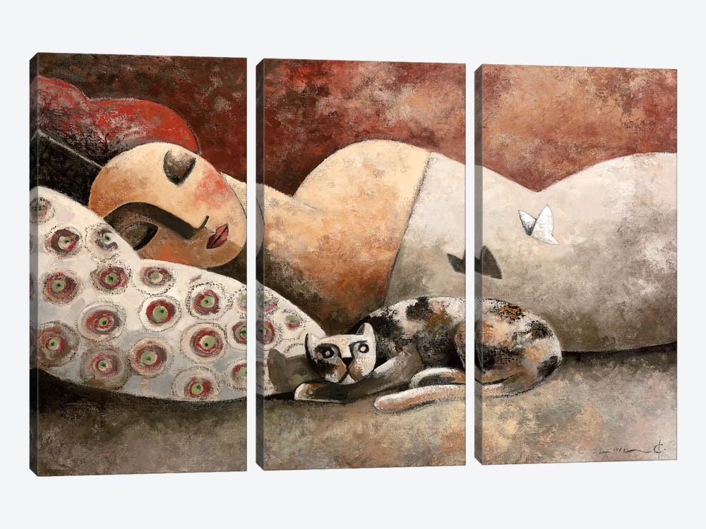 The Invader by Didier Lourenco 3-piece Canvas Wall Art