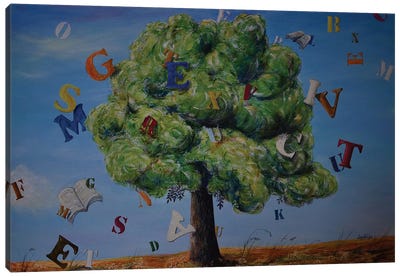 The Talking Tree Canvas Art Print - Donato Larotonda
