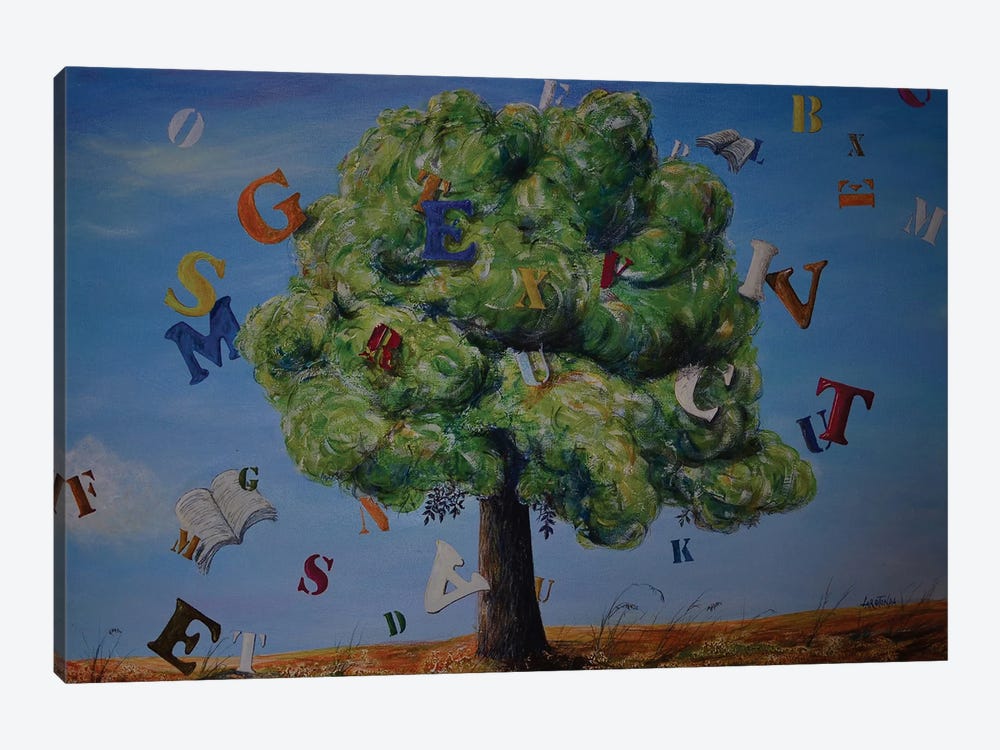 The Talking Tree by Donato Larotonda 1-piece Canvas Wall Art
