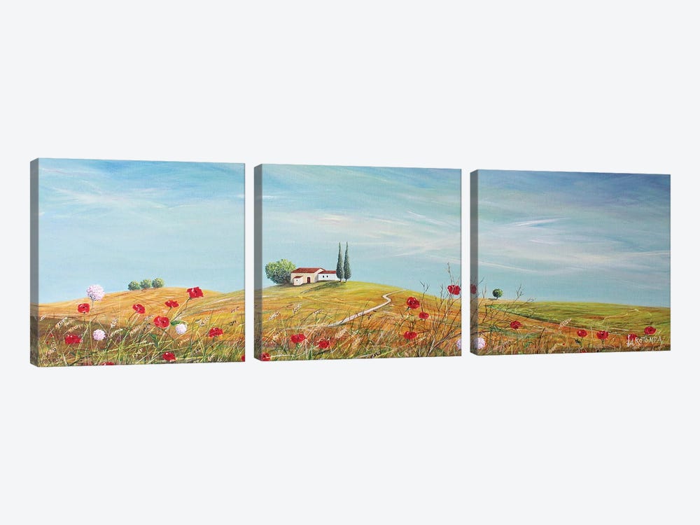 Memory Landscape by Donato Larotonda 3-piece Canvas Art