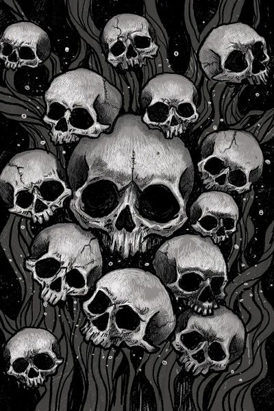 Diana Levin: Skull Wall by Diana Levin