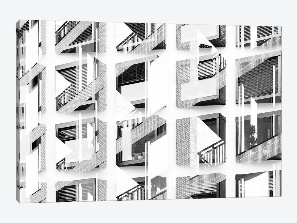 Pattern Windows XIX by Danilo de Alexandria 1-piece Canvas Art Print