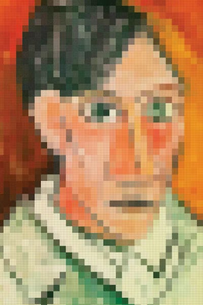 Pixel Picasso by Danilo de Alexandria framed wall art