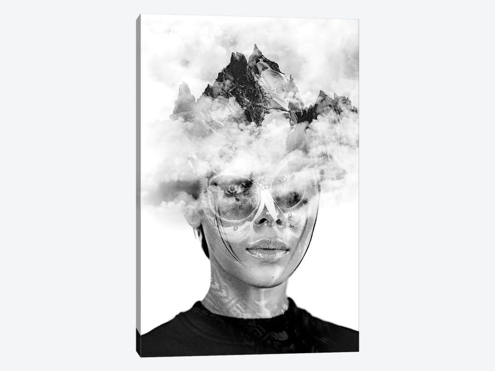 Woman and her Mountain by Danilo de Alexandria 1-piece Canvas Art Print