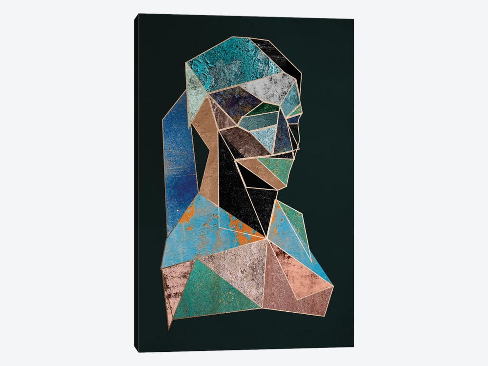 Woman Cubism Diptych I by Danilo de Alexandria 1-piece Canvas Artwork