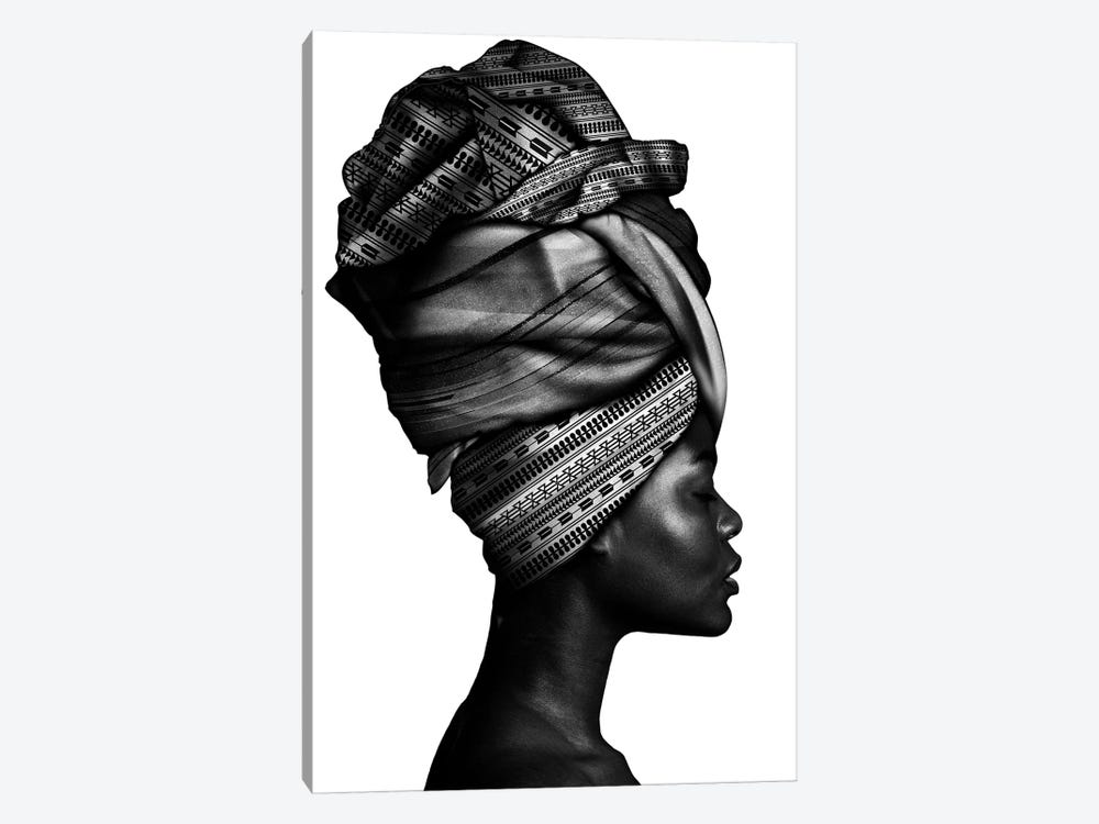 African Woman In Black And White by Danilo de Alexandria 1-piece Art Print