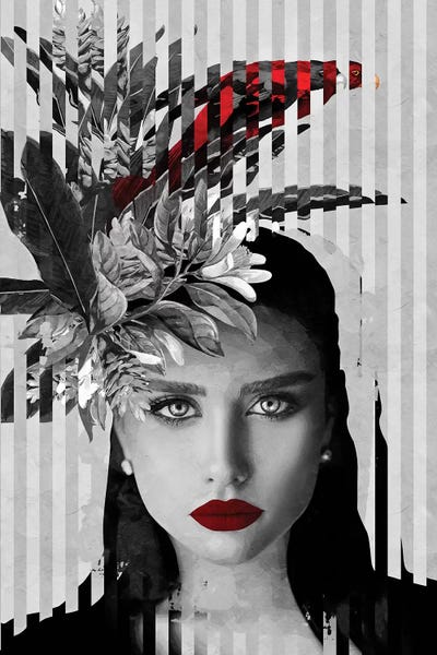 Bird Red by Danilo de Alexandria canvas print