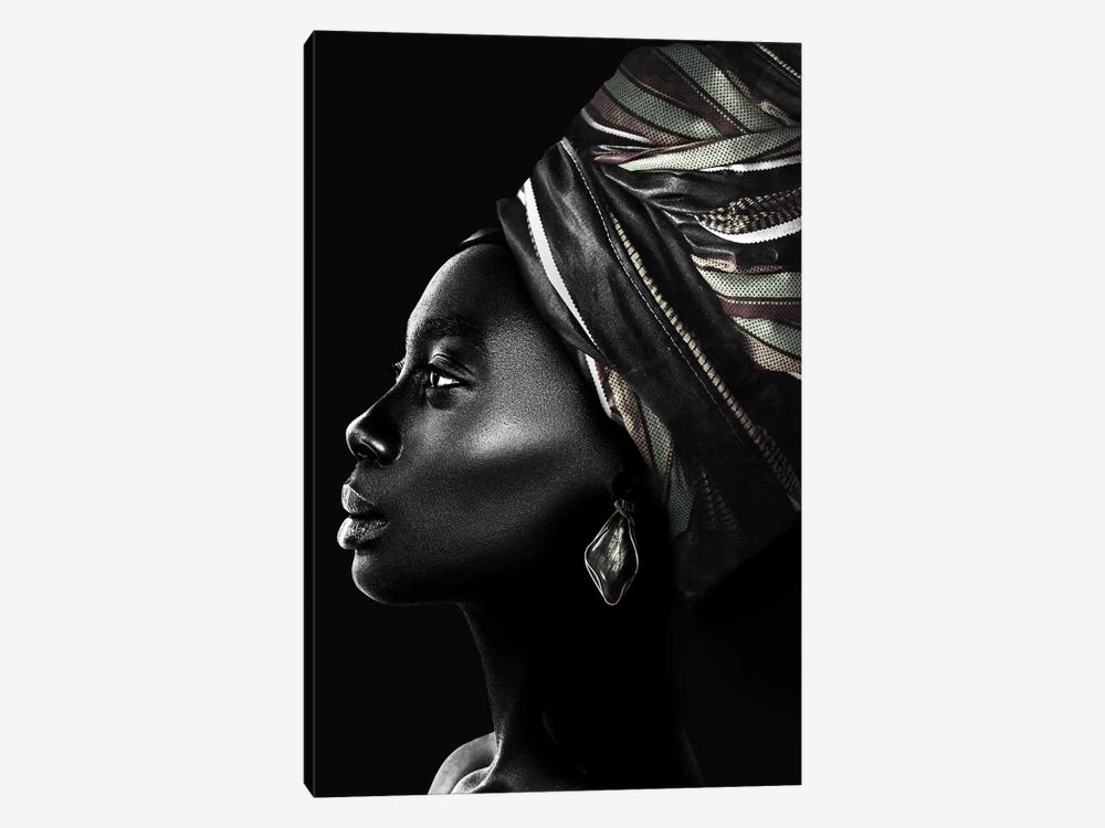 African Luxury In Black And White by Danilo de Alexandria 1-piece Art Print