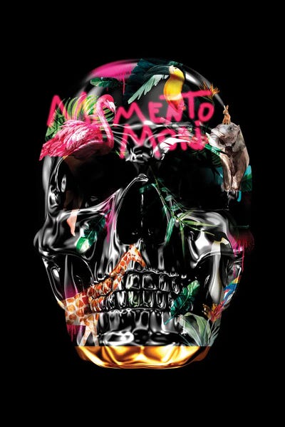 Horror: Memento Mori | Skulls Black by Danilo de Alexandria