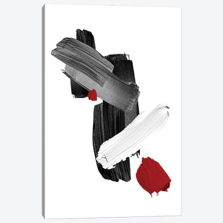 Red | Brush I Canvas Print #DLX196} by Danilo de Alexandria Canvas Print