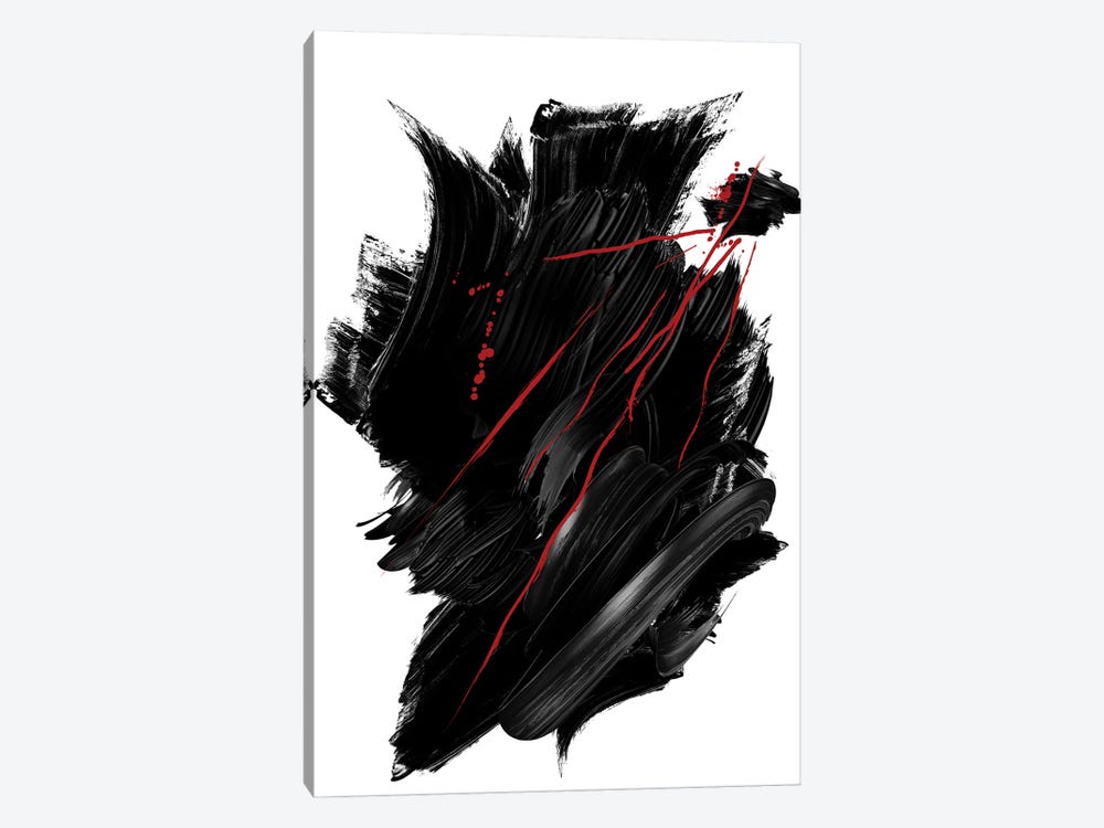 Red | Ink II by Danilo de Alexandria 1-piece Canvas Art