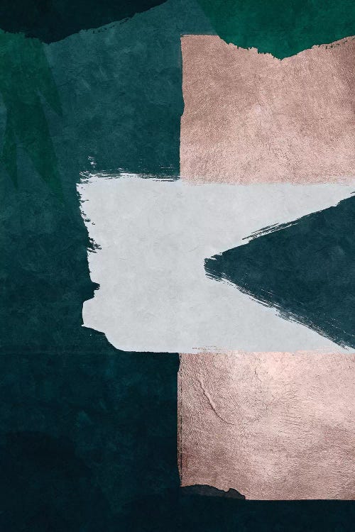 Brush Diptych Green A by Danilo de Alexandria wall art