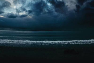 Beach II by Danilo de Alexandria framed wall art