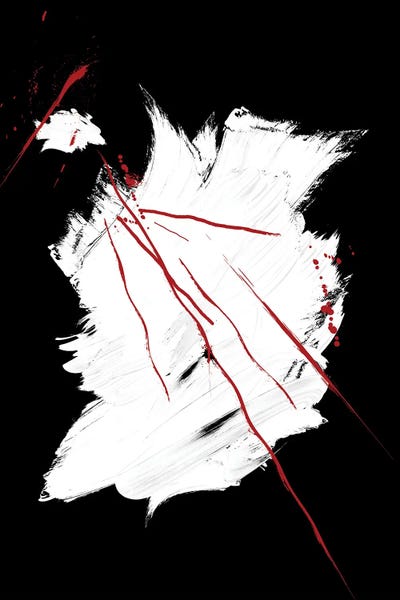 Abstract: Red | Ink IV by Danilo de Alexandria