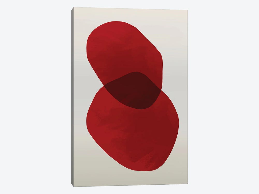 Red | Geo I by Danilo de Alexandria 1-piece Canvas Art Print